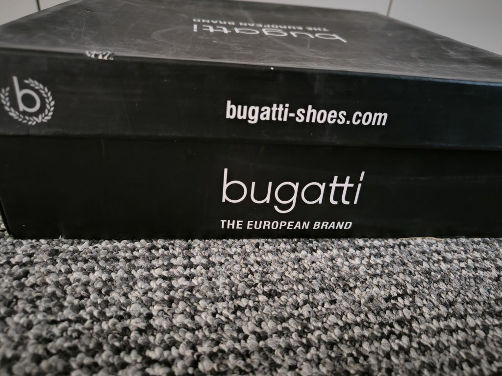 Bugatti nowe botki błyszczące z metką,40