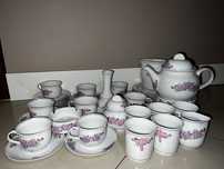 Zestaw porcelany Wawel ręcznie malowana 36 elementów serwis BW111