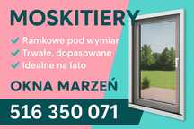 Moskitiery pod wymiar dla klienta Aluminiowe profile