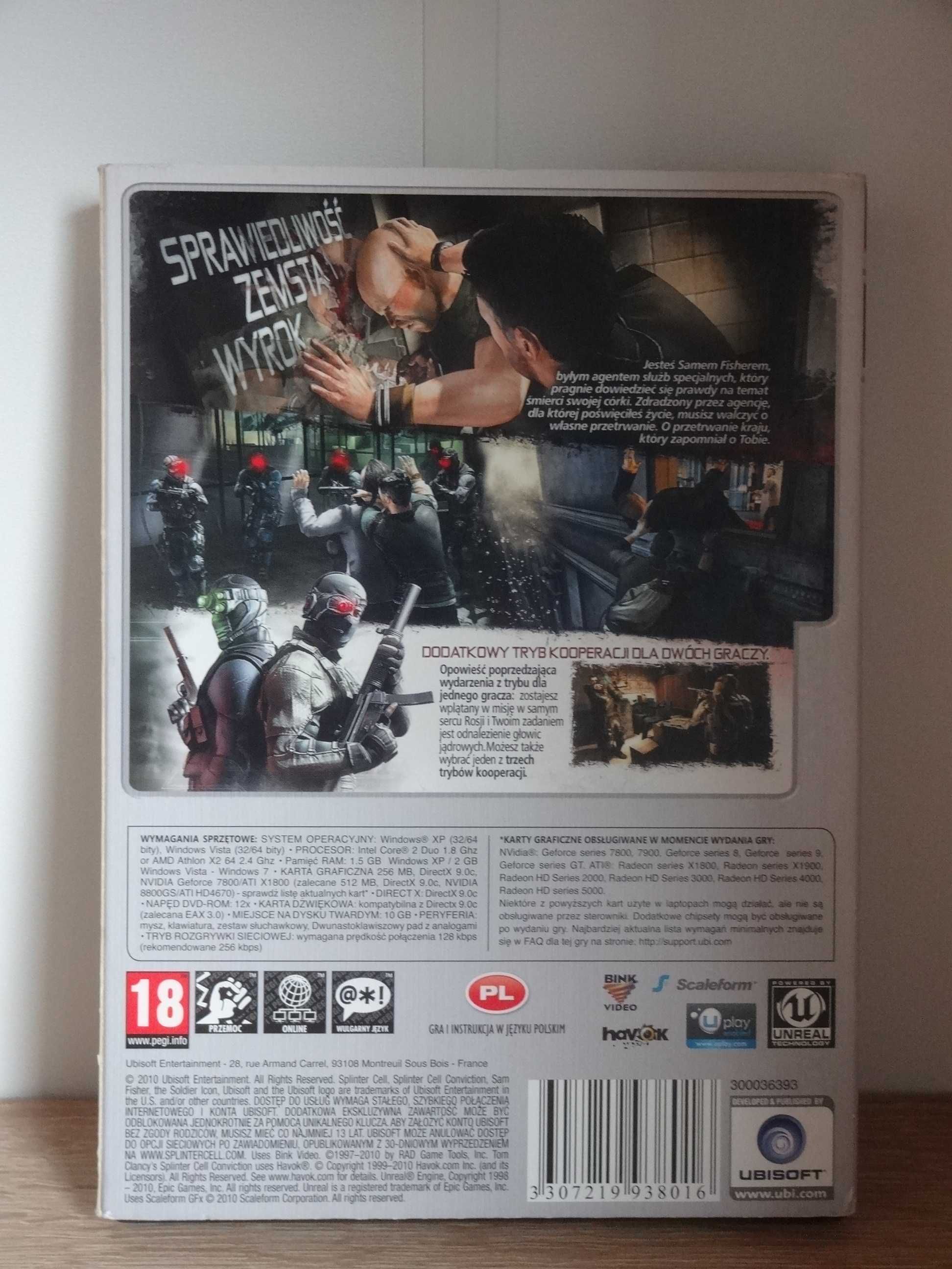 Splinter Cell Conviction - Wydanie Specjalne PC