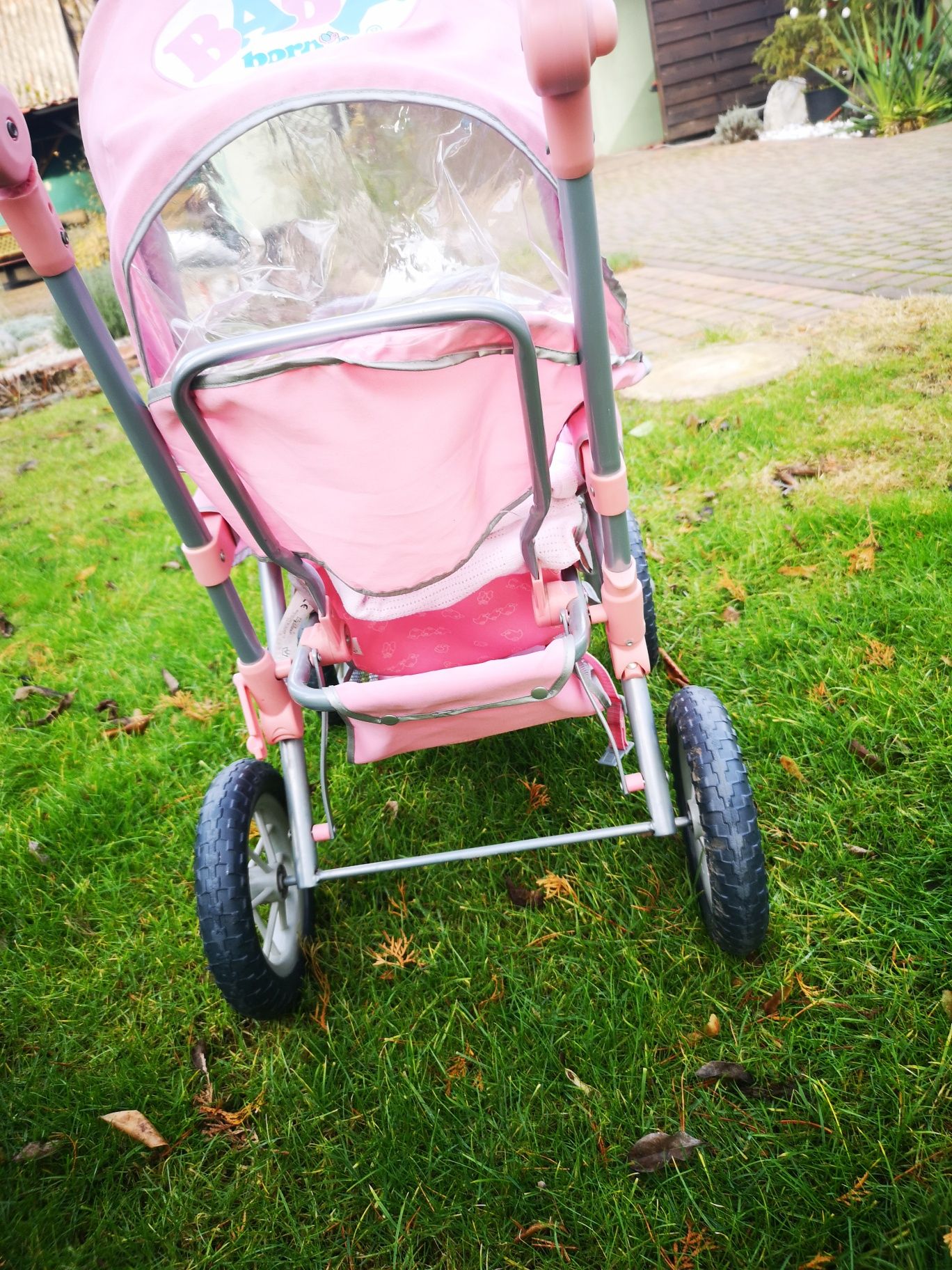 Wózek dla lalki różowy Baby Born wózek lalkowy