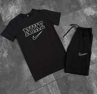 Футболка мужская Nike шорты Найк черные комплект