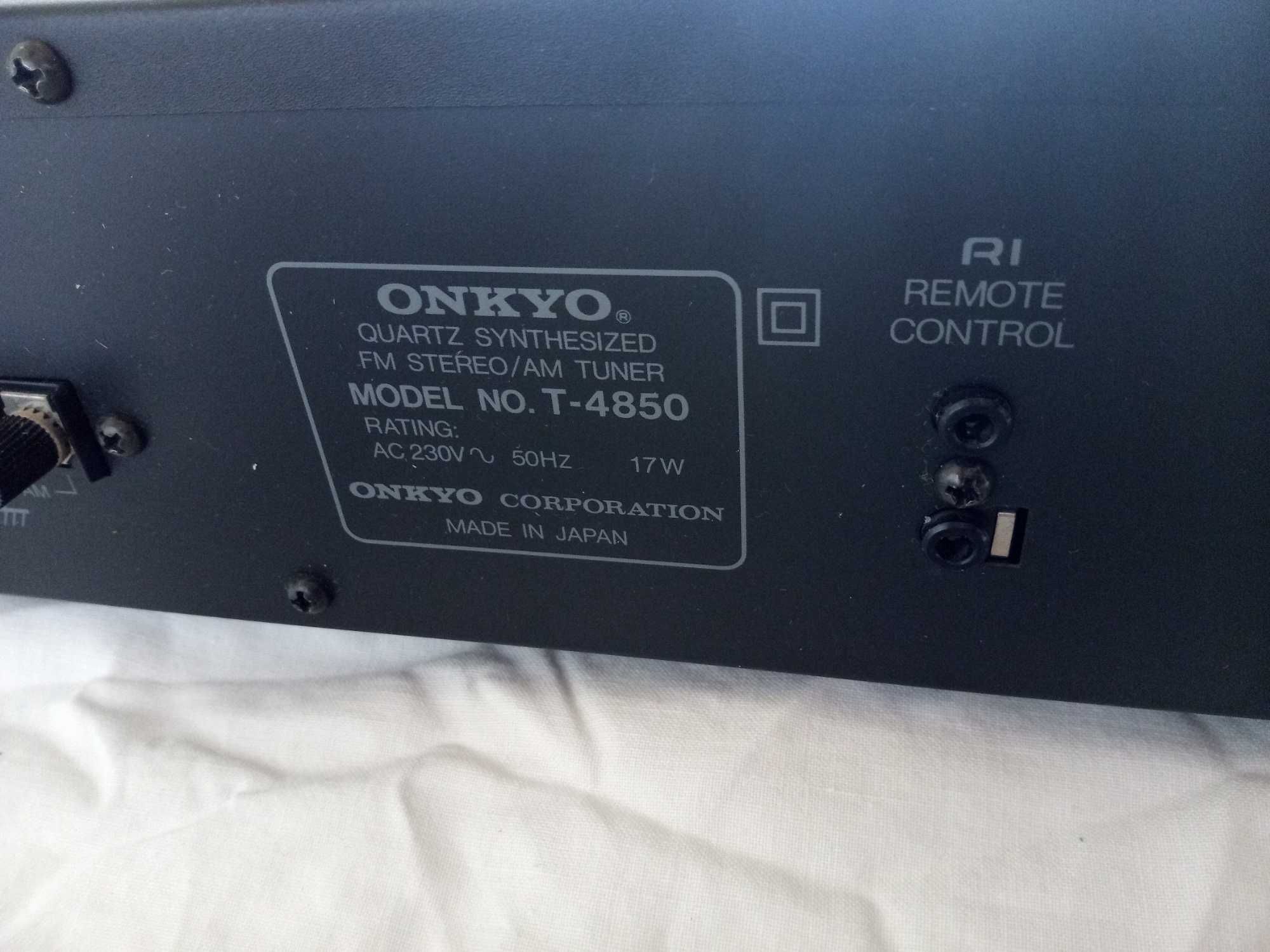 Onkyo T-4850 Tuner