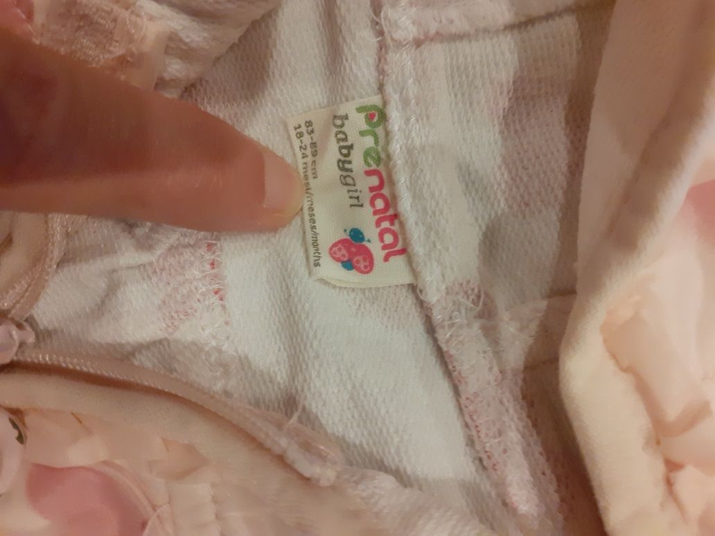 Parka Rosa de corações