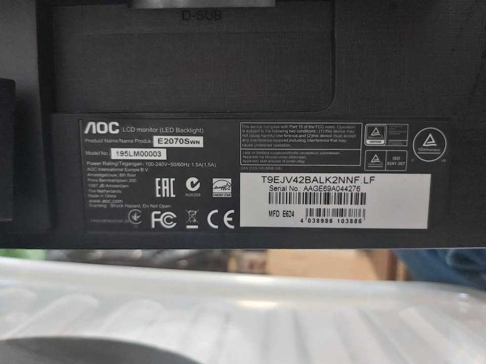 Monitor AOC E2070Swn