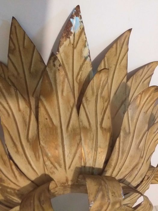 Abat-jour de tecto (folha de Flandres pintada - artesanal)