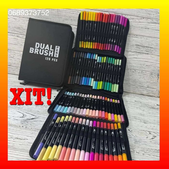 Акварельні маркери із сумкою для малювання 48 60 80 100 120 шт маркеры