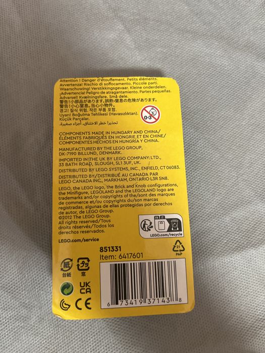 Колекційний магніт Legoland іграшка подарунок конструктор