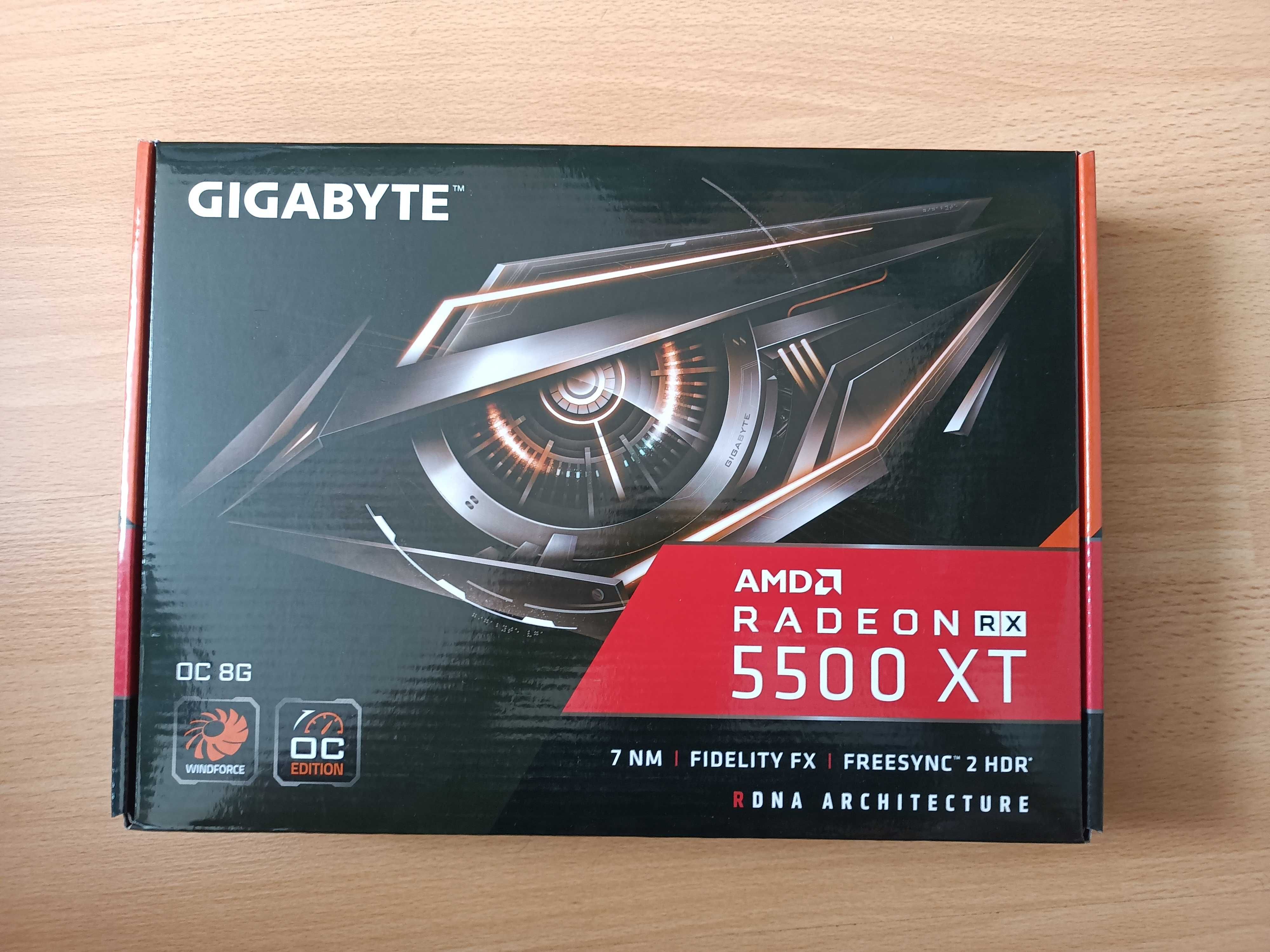Karta graficzna Gigabyte Radeon RX 5500 XT OC 8GB GDDR6