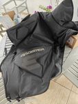 Capa de moto para proteção contra chuva (saiote/avental)