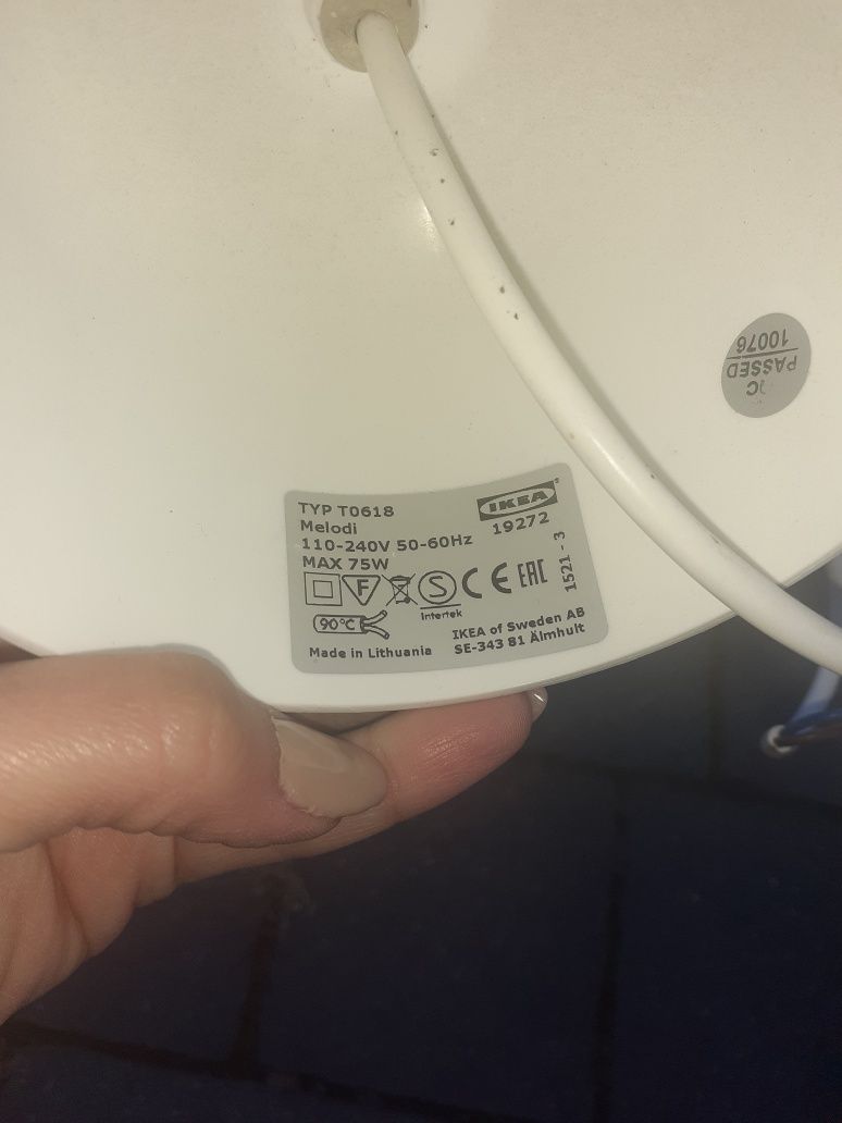 Lampa wisząca z Ikea