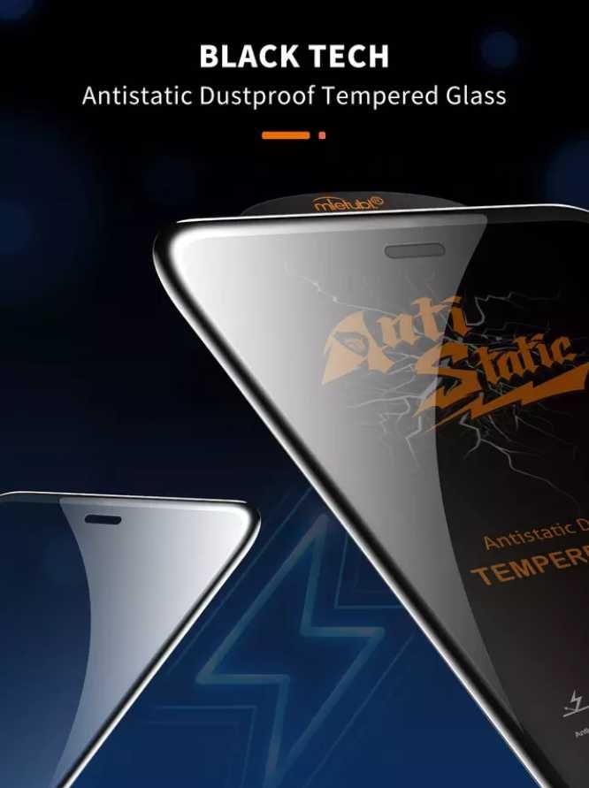 Захисне скло антистатичне Iphone  12 13 14 + Pro Max опт