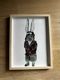 Plakat Royal rabbits ramka hvosta ikea