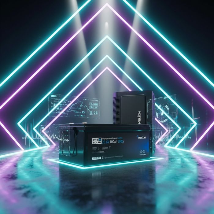 Merlion 25.6V 100Ah, до 5000 циклов — надежная LiFePO₄ батарея для дом