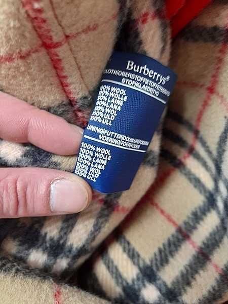 Burberrys Duffle Coat 100% Wełna Płaszcz zimowy damski 14