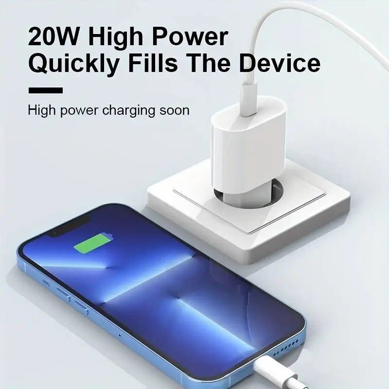 Швидкий зарядний пристрій для iPhone/iPad 20W Блок живлення для айфона