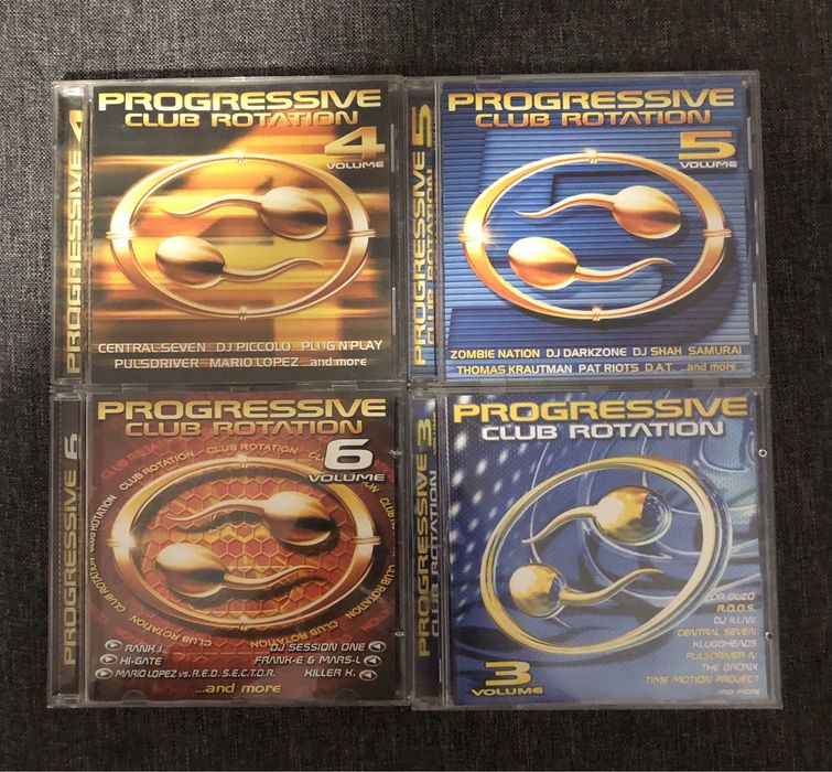 Progressive Club Rotation Volume 3, 4, 5, 6 - CD