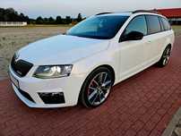 Skoda Octavia 2.0 TDI VRS 184KM nawigacja led biała perła