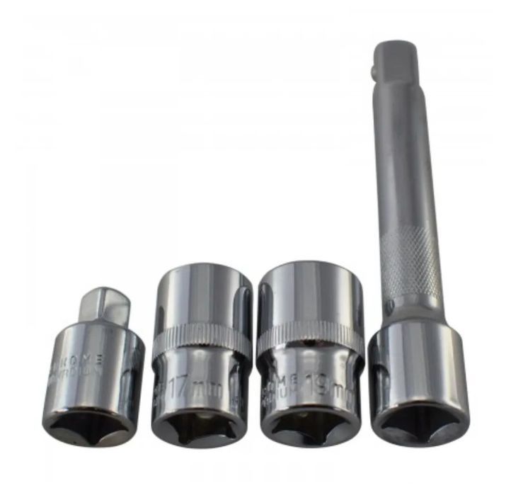 Conjunto Chave Dinamométrica 28-210 Nm - 5 peças
