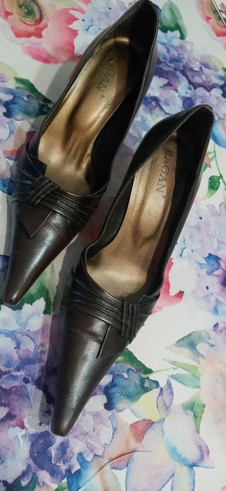 Buty Extra szpilki 40 brąz