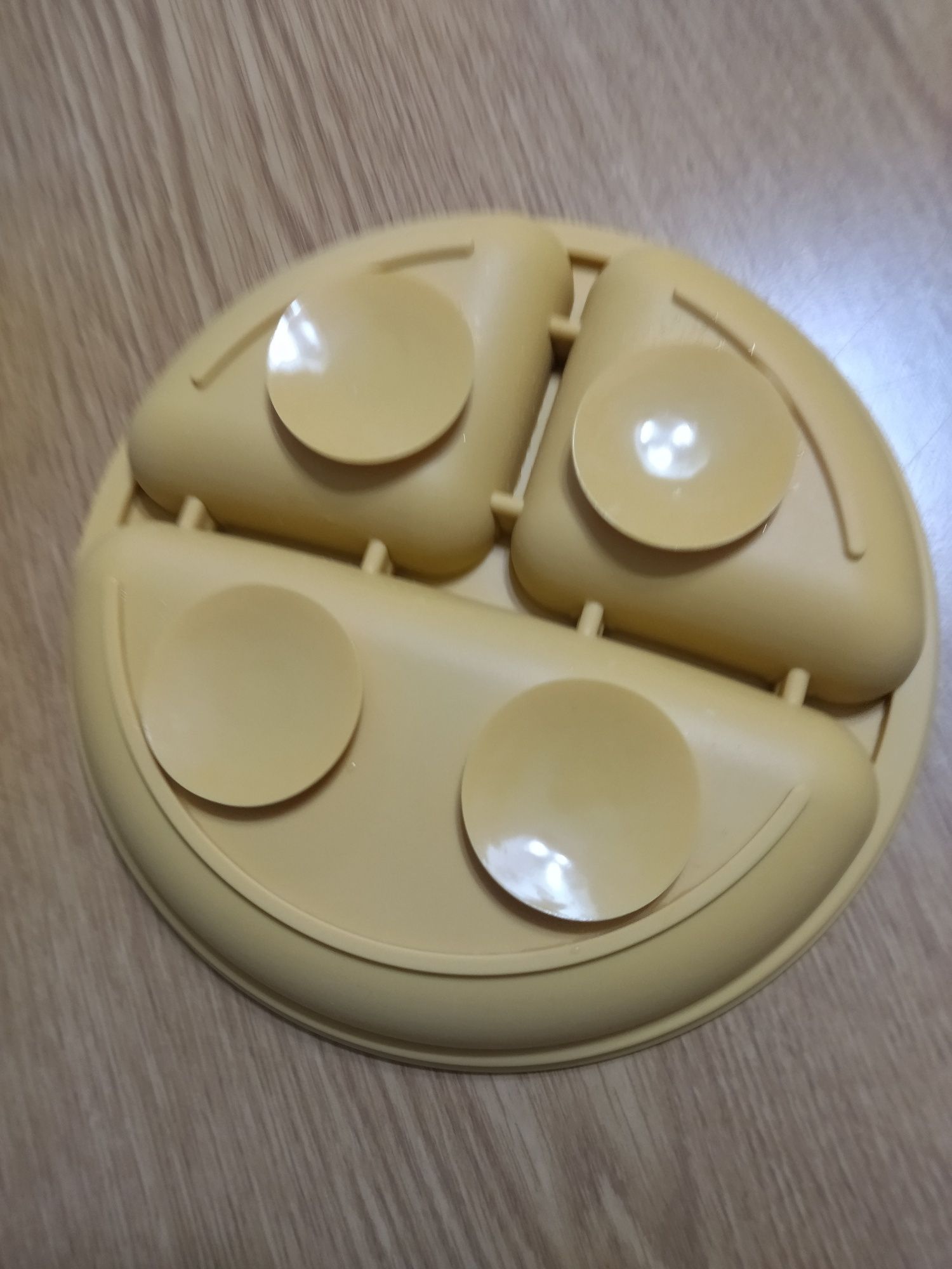 Conjunto de 3 pratos para bebê