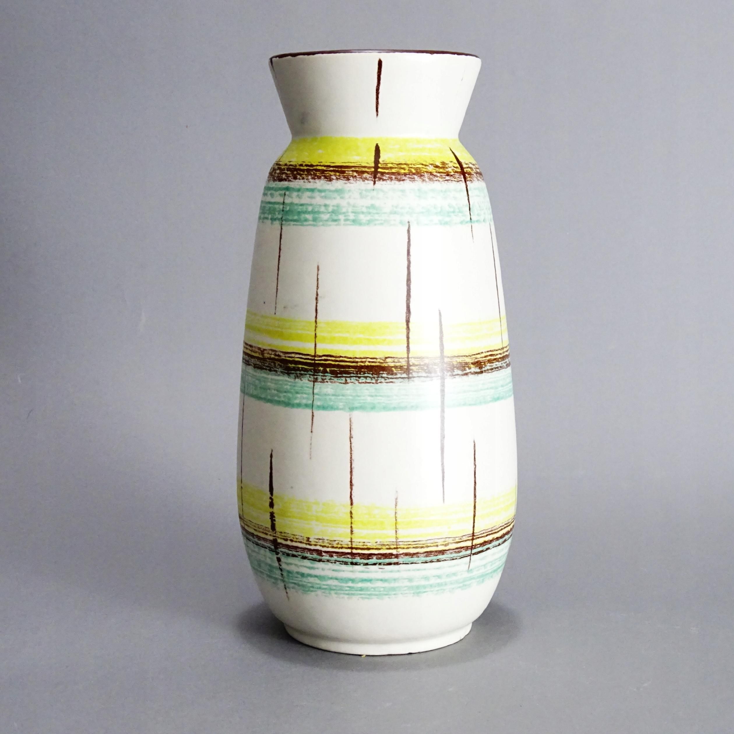 lata 50/60 piękny wazon ceramiczny new look