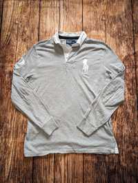 Szara bluza crewneck Polo Ralph Lauren big pony vintage