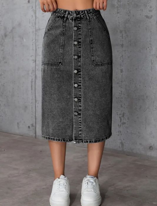 Джинсова стильна спідниця розмір М