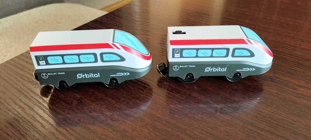 2 x pociąg nr 71 lokomotywa kolejka drewniana rozbudowa miasta