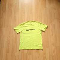 T-shirt Carhartt XL zielony neonowy