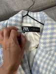 Твідовий костюм жакет і шорти zara+ cher17 розмір s