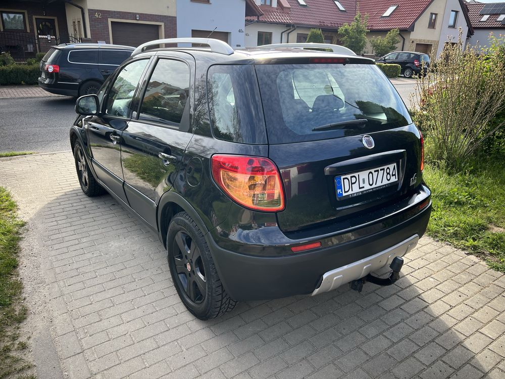 Fiat Sedici 2008r 1.6 benz gaz LPG czarny sprawna klimatyzacja