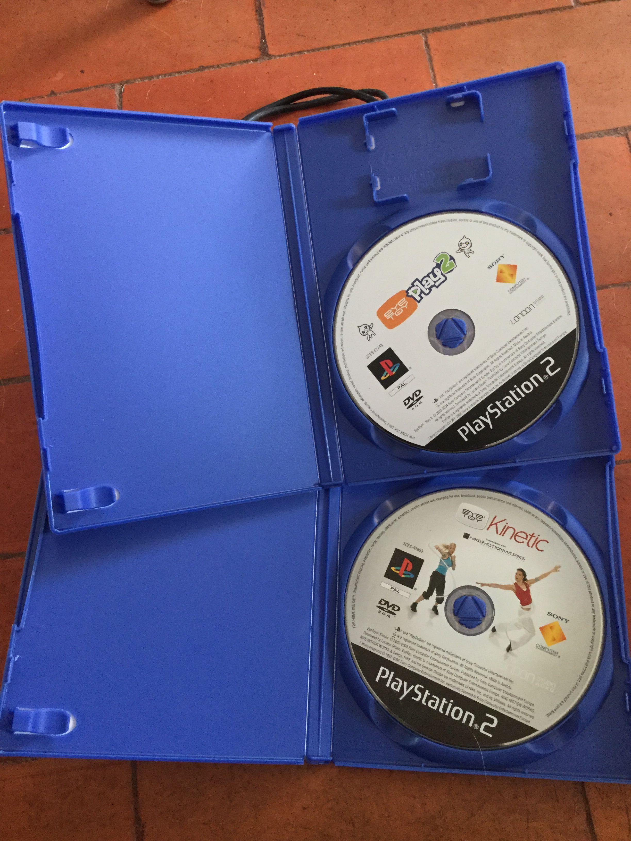 Sony Playstation 2 (PS2) - EyeToy Games + Cam