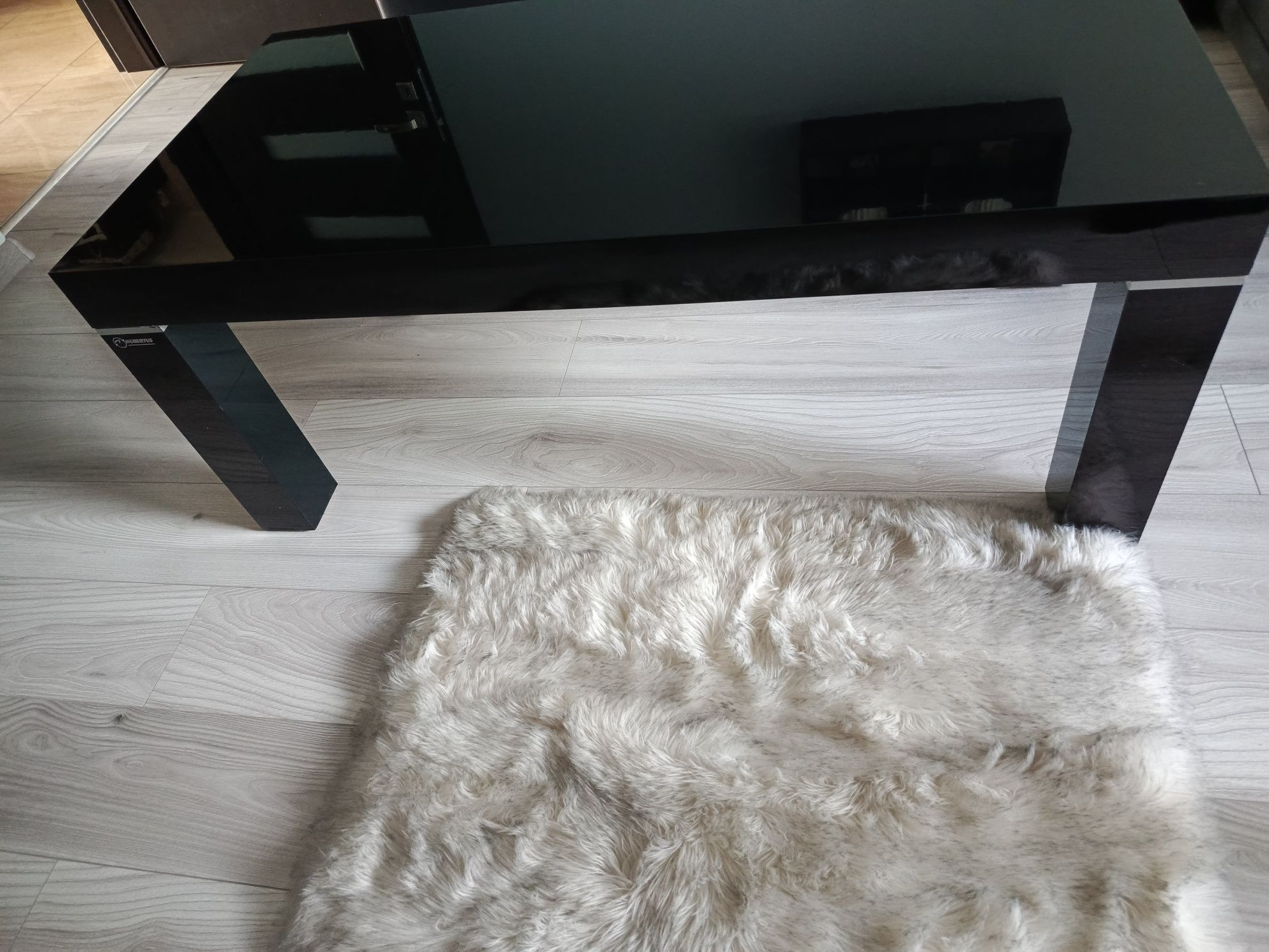 Ława stolik czarny połysk 120/60/49