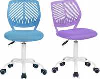 Krzesła biurowe regulowane obrotowe ergonomiczne Zestaw 2 szt.