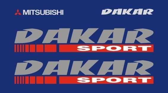 Kit autocolantes Mitsubishi L200 Strakar/Dakar/Elegance