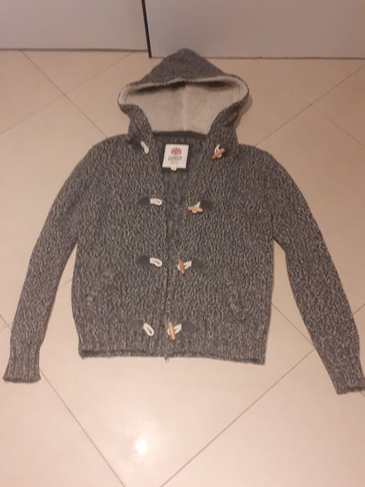 Szary kardigan Franklin i Marshall