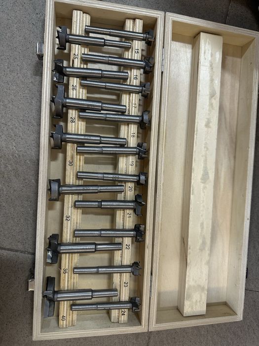 Набір свердл форстнера нові від 15-40