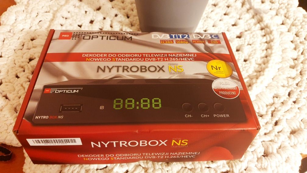 Dekoder DVB T2 Opticum Nytrobox NS