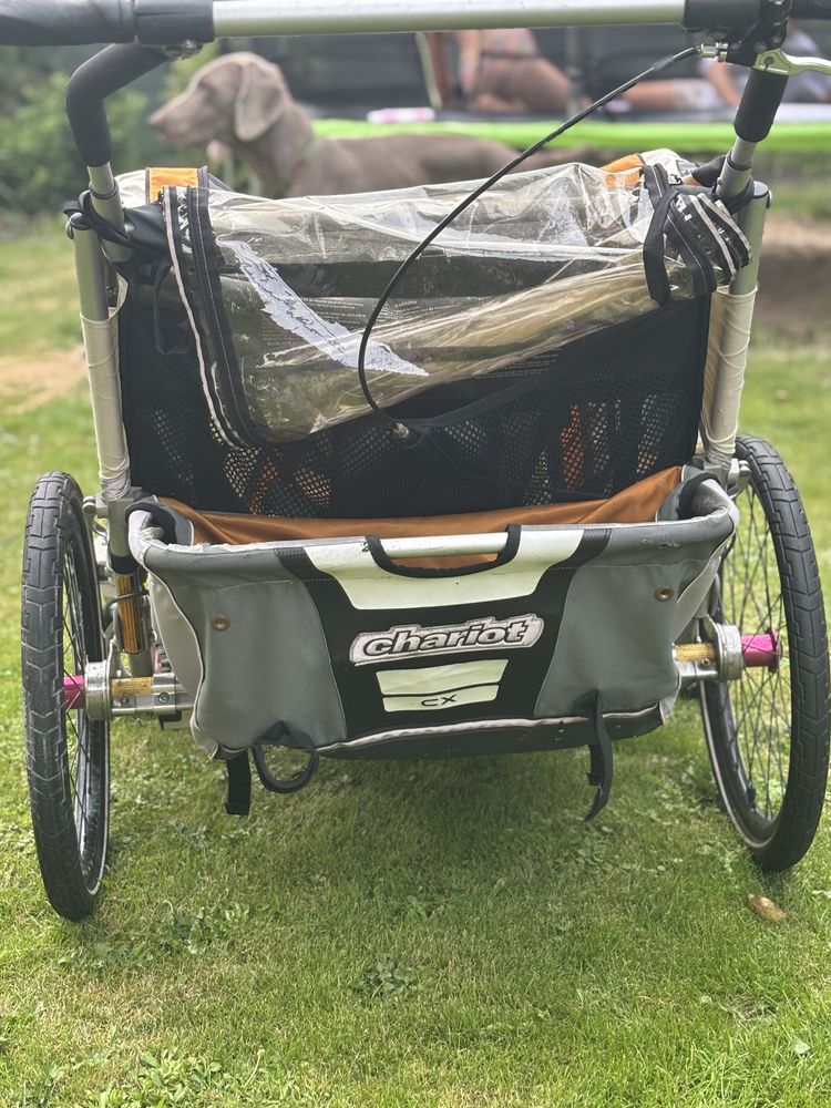 Przyczepka rowerowa Thule Chariot CX1 – dwuosobowa