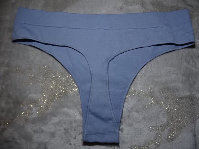 Primark stringi wrzosowe prążek nowe L