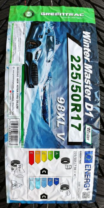 Opony 225/50R17 Greentrac Winter Master D1 2025r 3 lata gwar.