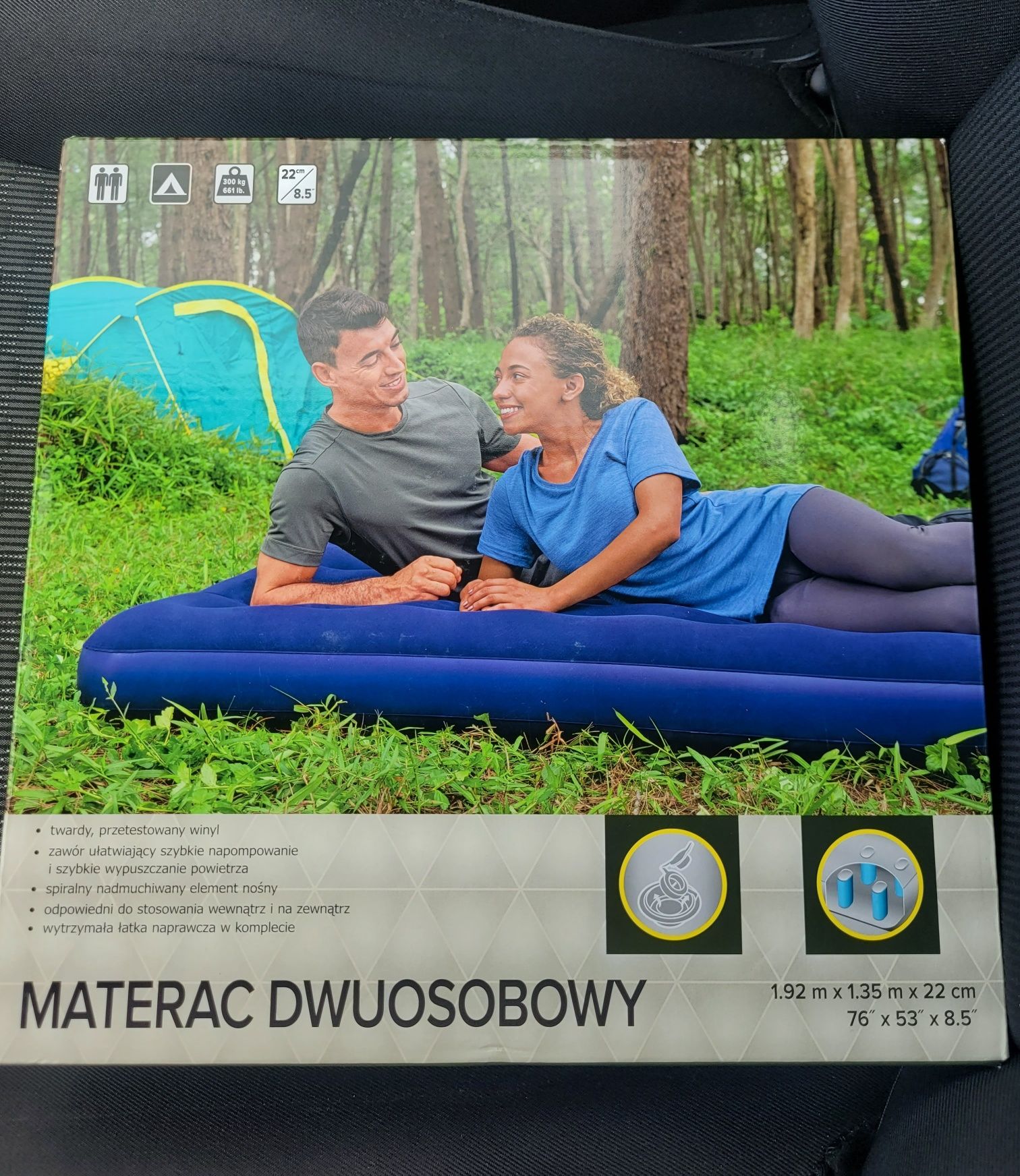 Materace dwuosobowy dmuchany