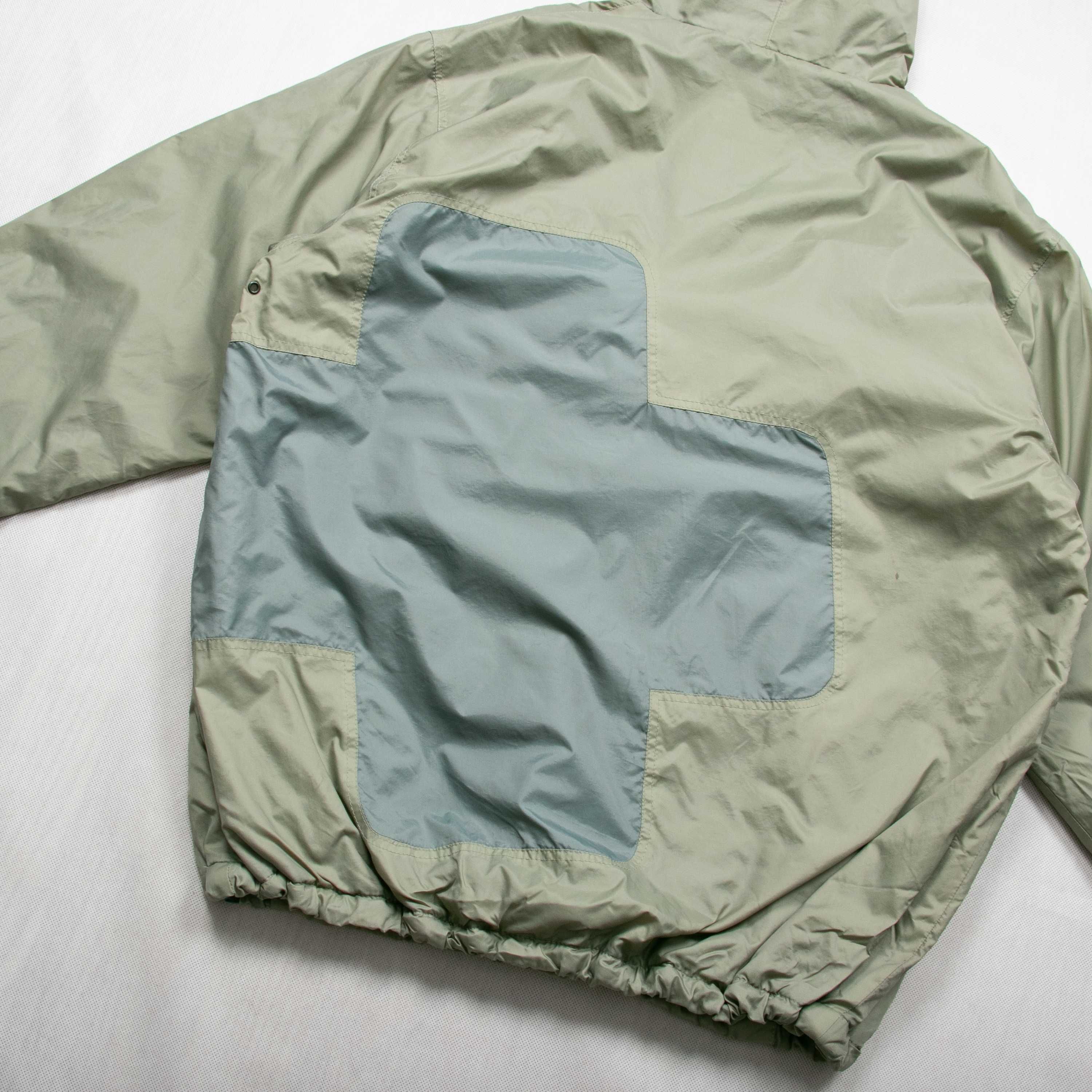 Clinic y2k baggy kurtka anorak polarowa ocieplana XL
