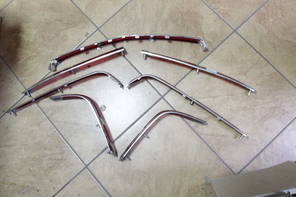 4340 Listwy na kufer komplet Listwa kufra Honda Goldwing GL 1800