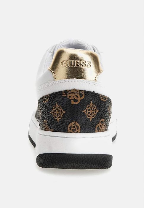 Guess 41 Buty Damskie Białe Sneakersy Marlew Fltmarele12 Logowane T512