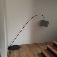 Duża lampa stojąca, szara (Novodworski 6818 Alice Gray)