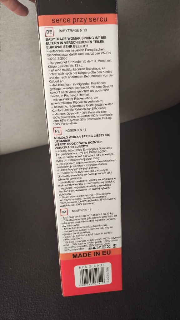 Nosidełko Womar Zaffiro