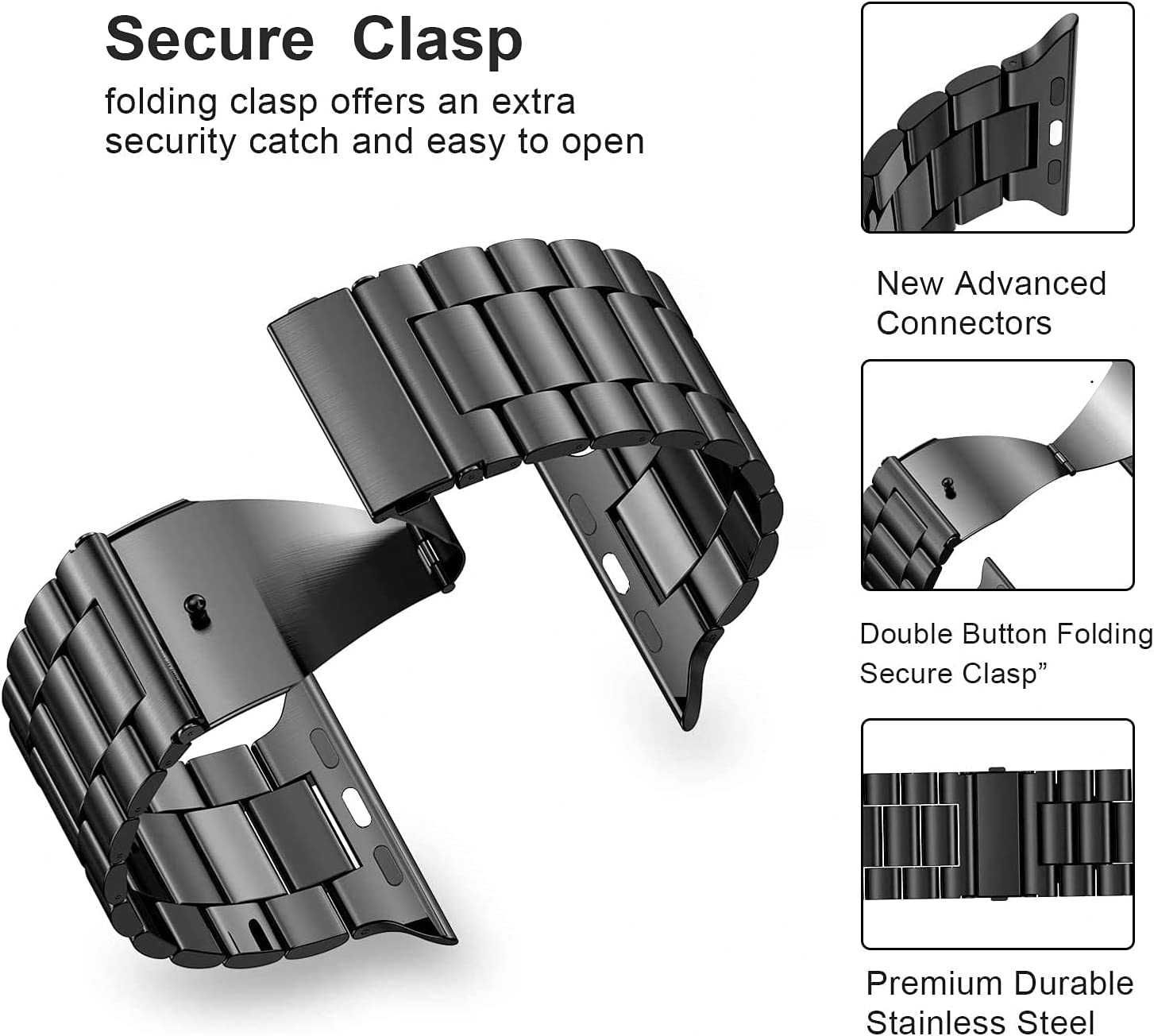 Apple Watch - Bracelete aço inoxidável