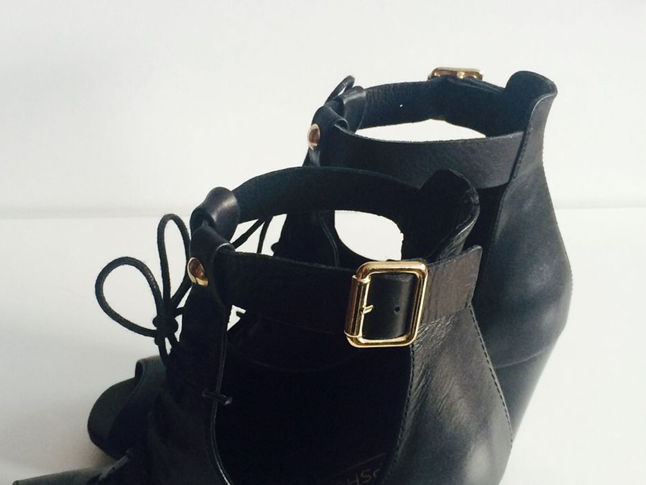 Buty na obcasie Topshop skóra